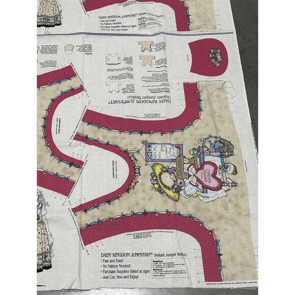 Daisy Kingdom Jumpstart, Fabric Panel, 1997, Cut and Sew, Craft, ~ 250811-WH 505 - Picture 2 of 6